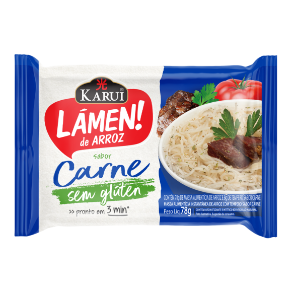 KARUI LAMEN DE ARROZ SABOR CARNE 78G