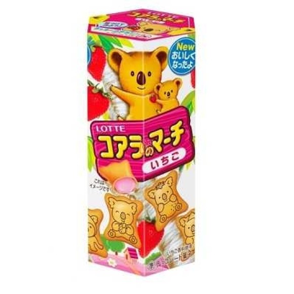 BISCOITO KOALA SABOR MORANGO 37G