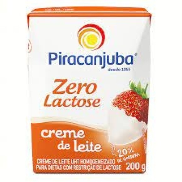 Creme de Leite Piracanjuba Zero Lactose 200g