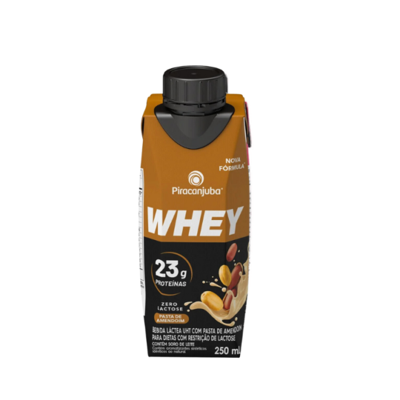 PIRACANJUBA WHEY 23G PASTA DE AMENDOIM 250ML