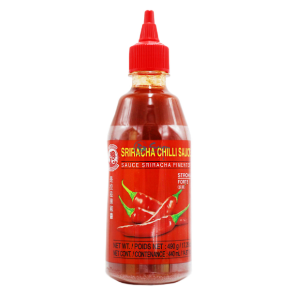 SRIRACHA CHILLI SAUCE STRONG COCK, 440ML