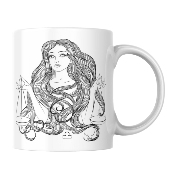 EMI CANECA DE PORCELANA COLEÇÃO DE SIGNOS (LIBRA) CD