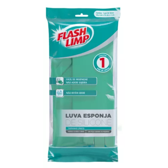 FLASH LIMP PANO AZUL MULTIUSO 5 PEÇAS