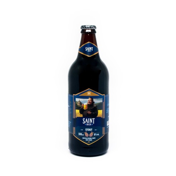 CERVEJA SAINT BIER STOUT PURO MALTE 600ML